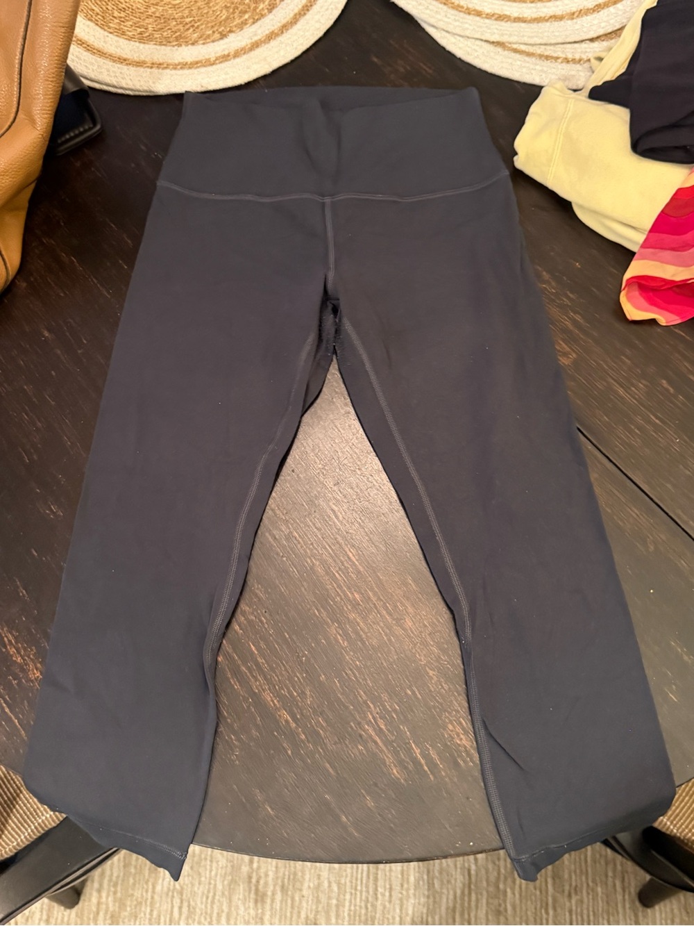 lululemon athletica Black Cropped Leggings